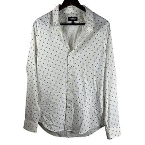 Express Men’s patterned button‑up shirt – Size S